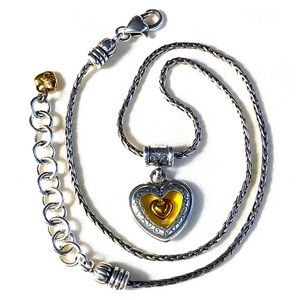 🌸Brighton🌸Double Heart Pendant Necklace